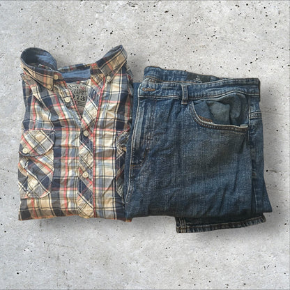Keepsake Tote Handbag - Jeans and Shirt