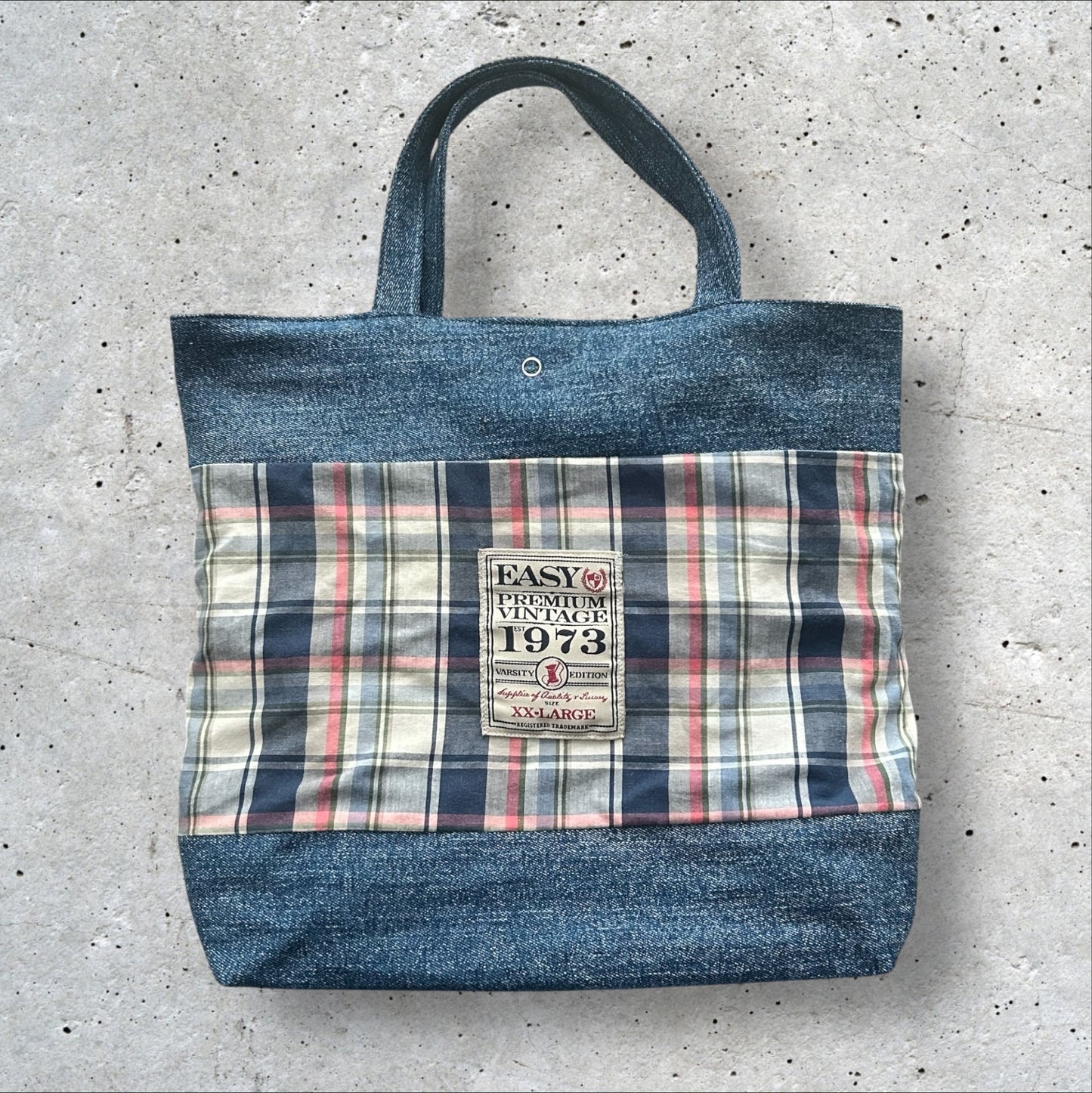 Keepsake Tote Handbag - Jeans and Shirt
